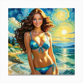 Starry Nightuuh Canvas Print