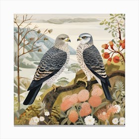 Bird In Nature Eurasian Sparrowhawk 4 Canvas Print