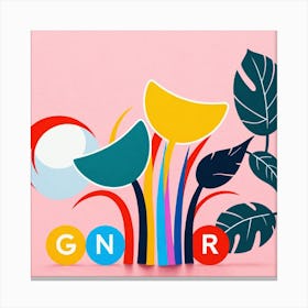 Gnr Logo Canvas Print