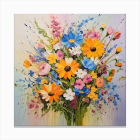 Bouquet Of Flowers Canvas Print