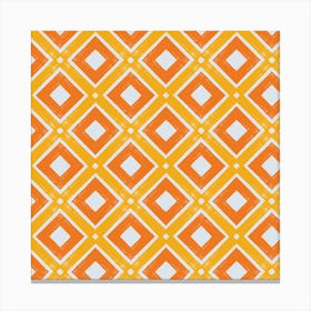 Orange Tile Canvas Print