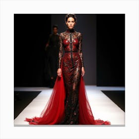 Black And Red Dress 1 Toile