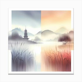 Asian Landscape 15 Canvas Print