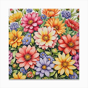 Daisies Canvas Print