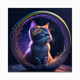 Cat Galaxy (145) Canvas Print