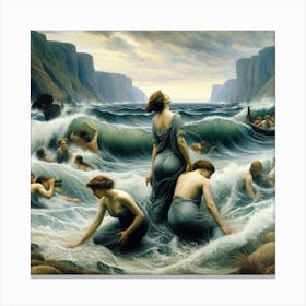 Mermaids 1 Canvas Print