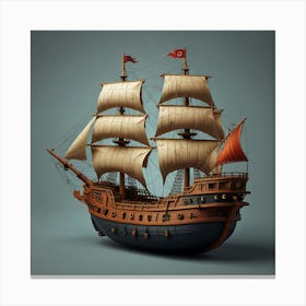 Default Create Unique Design Of Ship 0 Canvas Print