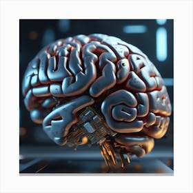 Artificial Brain 53 Canvas Print