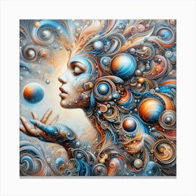 Ethereal Woman 3 Canvas Print