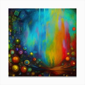 Abstract Painting Canvas Print