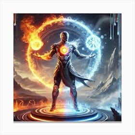 Icarion Sorath Ashheart Elemental Harmony Canvas Print