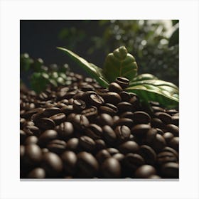 Coffee Beans 138 Canvas Print