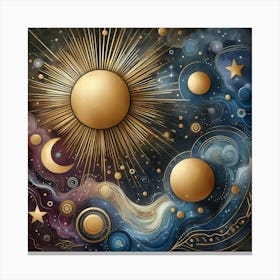 Astrology Art Canvas Print