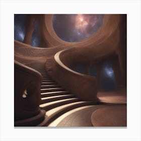 Fantasy Stairway Canvas Print