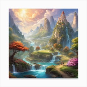 Fairytale Castle 1 Canvas Print