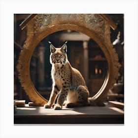 Regal Lynx Canvas Print