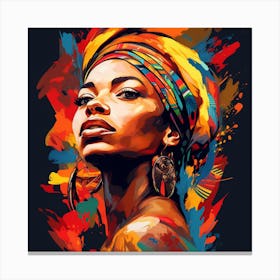 African Woman 21 Canvas Print