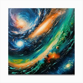 Galaxy Painting 3 Canvas Print