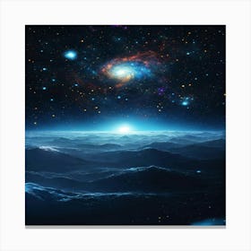 Galaxy In Space 3 Canvas Print