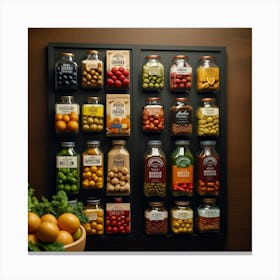 Default Create Unique Design Of Grocery Art Wall 3 Canvas Print