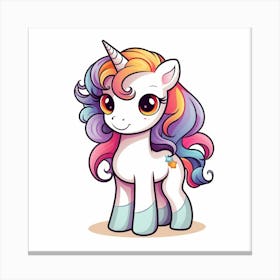 Cute Unicorn 600 Canvas Print