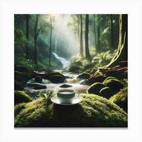 Coffee In The Forest 17 Canvas Print