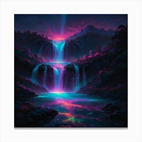 Rainbow Waterfall 4 Canvas Print