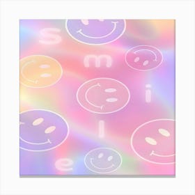 Smiley Face Canvas Print