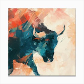 Bull Painting 2 Canvas Print