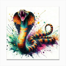 Cobra Painting Canvas Print