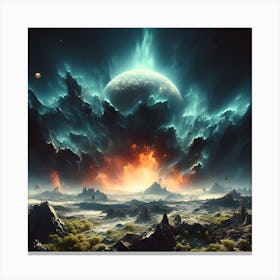 Explosion Canvas Print