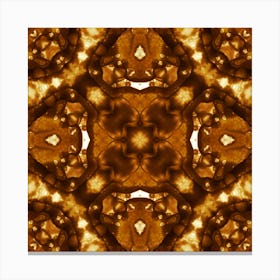 Pattern Of Coffee Bubbles 1 Canvas Print