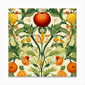 Oranges And Pears Canvas Print