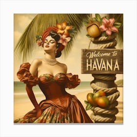 Welcome to Havana Canvas Print