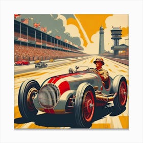 Racing Car Canvas Print