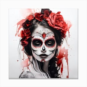 Day Of The Dead 4 Canvas Print