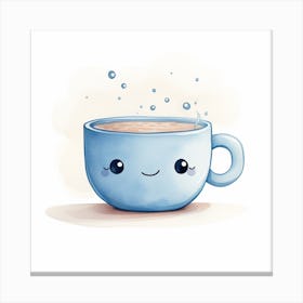 Cut Coffee Cup Canvas Print