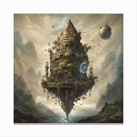 Castle In The Sky Canvas Print