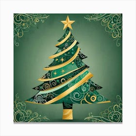 Christmas Tree Wall Arts (5) Canvas Print