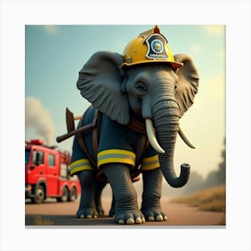 Flux Dev A Majestic Adult Elephant Stands Proudly Wearing A Ye 2 Leinwandbild