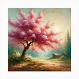 Cherry Blossom Tree Canvas Print