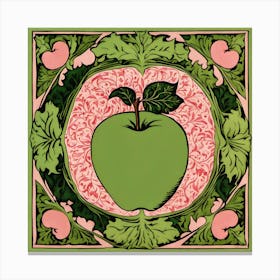Apple In A Frame Canvas Print
