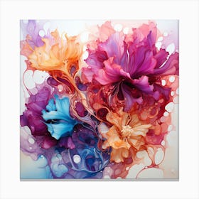 Xhl7071 Flower Art By Tom Levin Watercolor On Canvas In The Sty 7c8a0ab4 888b 4a5d 8119 B7231313c7e0 Canvas Print