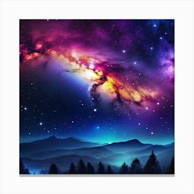 Galaxy Wallpaper 17 Canvas Print