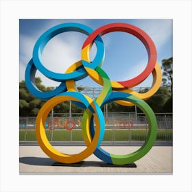 Olympic Rings 1 Canvas Print