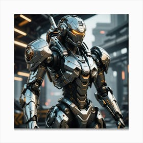 Mech warrior 1 Canvas Print