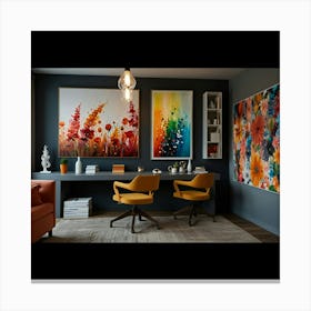 Home Office 1 Canvas Print