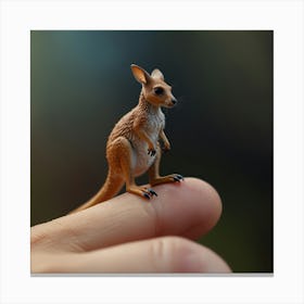 Miniature Kangaroo Canvas Print