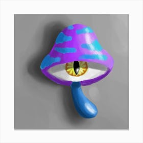 Mushroom Eye - halushky Canvas Print