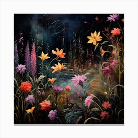 Night In The Garden Canvas Print